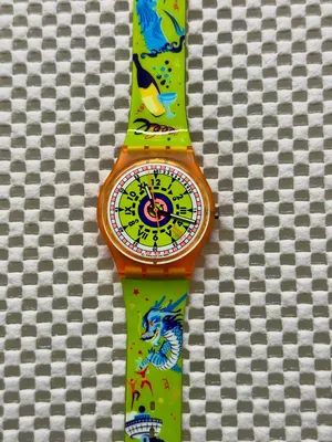 Swatch Watch Sea Traffic GO101 Vintage 1994 thumbnail 2
