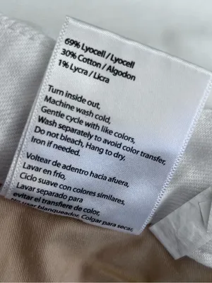 NWT Risen Jeans Tummy Control White High Rise Wide Leg Jeans Size 30/11 thumbnail 7
