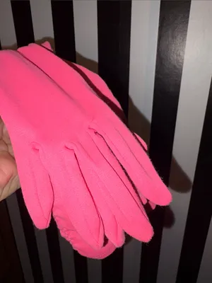 Vintage Pink Ruched Long Gloves Retro Formal Wear Fancy Dress thumbnail 10