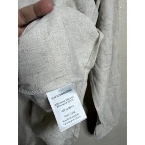 Barefoot Dreams Linen Blend Blouse & Pants Set size S NWT He Bisque thumbnail 8