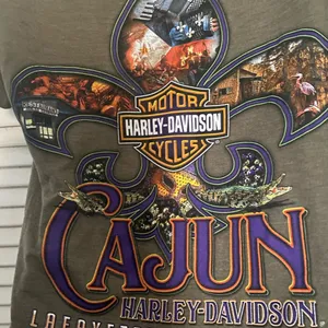 Harley Davidson olive green statement Cajun style! Small thumbnail 4