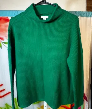 N203. J. Jill green sweater Size S thumbnail 1