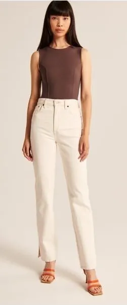 Abercrombie & Fitch Brown Bodysuit thumbnail 1