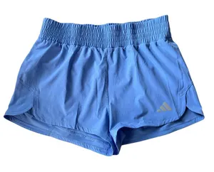 adidas women's L ClimaCool Racer Pacer 3" inseam training shorts blue fusion thumbnail 1