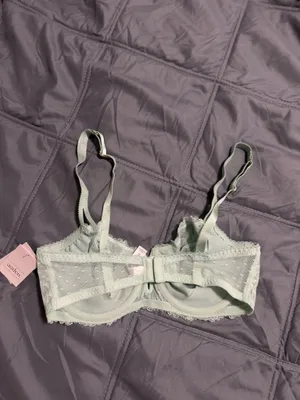 NWT AUDEN LACE BRA 34D Green Size 34 D thumbnail 4