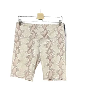 Varley Albury Bike Shorts Champagne Snake‎ Print Size XL thumbnail 3