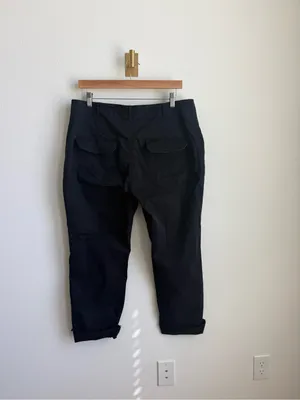 Pilcro Anthropologie Black Straight Leg Utility Pants Size 32 thumbnail 5