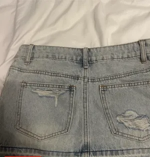 Denim Edikted Mini Skirt thumbnail 3