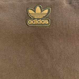 Adidas Brown Crop Tank Top Bra Women Large Athleisure Gym Activewear thumbnail 4