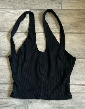So ribbed halter top thumbnail 1
