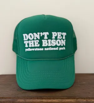 Green trucker hat thumbnail 1