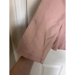 Free People Free Beach FP Beach Rush Hour Pink Henley Boxy Cropped Top 3/4 Sleeve S thumbnail 6