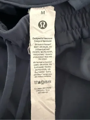 Lululemon Luxtreme Pants Medium Blue Pull On Stretch Athletic thumbnail 4