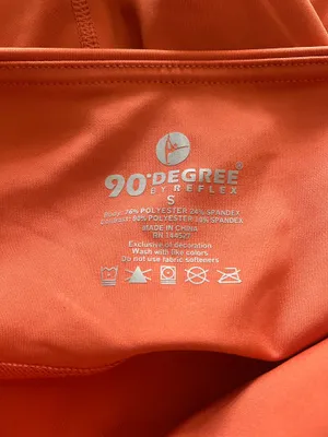 90 Degree by Reflex Leggings Burnt Orange thumbnail 3
