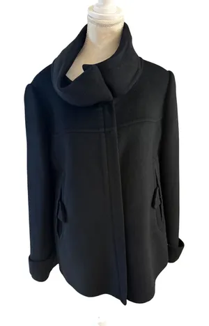 Prada Black Wool Angola Blend Jacket Size 44 US 8 thumbnail 1