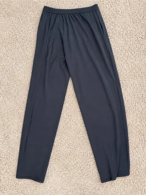 NWT Skims boyfriend loose relaxed fit straight leg pants size small in onyx thumbnail 4