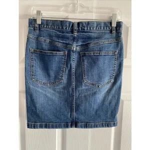 Free People Denim Mini Skirt Womens Size 0 Blue Medium Wash‎ Cotton Blend Casual thumbnail 6