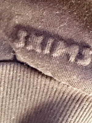 SKIMS Cotton Fleece Classic Crewneck women's size medium Onyx NWT thumbnail 11