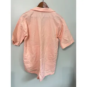 Princess Polly Pink Linen Cotton Blend Short Sleeve Button Front Romper‎ Size 0 thumbnail 7