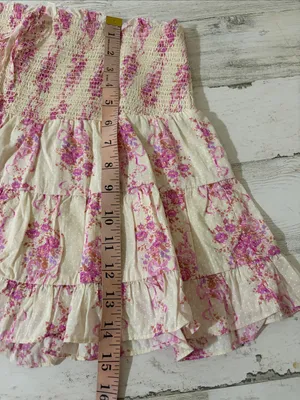 LoveShackFancy Aldana Mini Skirt in French Lilac thumbnail 9