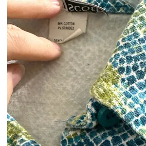 Kelly Scott Blue and Green Python Snake Print Animal Pattern Knit Jacket S! thumbnail 4