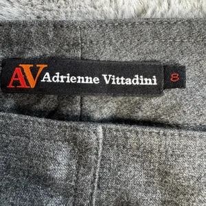 Adrienne Vittadini Pants Womens Sz 8 Heather‎ Gray Dress Wide Leg 32x32 thumbnail 6