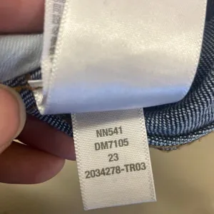 Madewell “stovepipe” dark wash non distressed high rise jeans size 23 #717 thumbnail 4