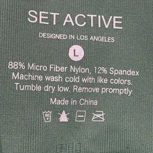 Set Active Green Seamless Leggings Women’s Large thumbnail 2