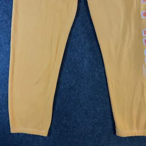 Victorias Secret PINK Sweatpants Orange Yellow Graphic Joggers Large Y2K Style‎ thumbnail 10