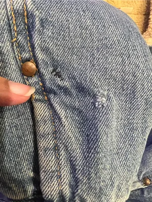 Vintage Levi s Woman-small Sherpa Lined Blue Jean Jacket thumbnail 7