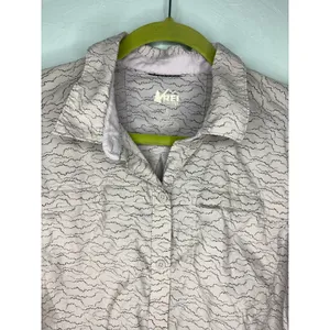 REI Co-op Sahara Long-Sleeve Button Down Hiking Shirt Women's Large Lavender thumbnail 2