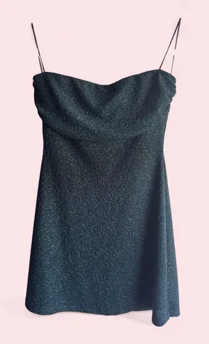 Windsor Green Glitter Mini Dress  thumbnail 1