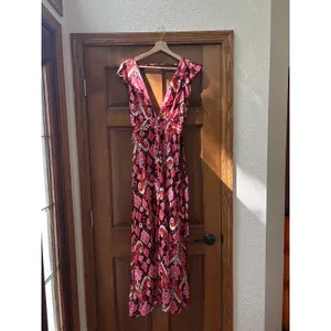 MAAJI Fortunata Maxi Dress in Pink Size Small thumbnail 4
