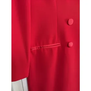 Elizeh Lily & Taylor Red Double Breasted Coat Dress Womens Size 12 Vintage thumbnail 2