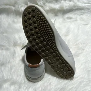 ECCO Womens White Leather Golf‎ shoes Size 9. B72 thumbnail 9