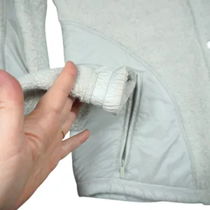 Lululemon Size 4 Wool Blend Sherpa‎ Fleece Go Cozy Jacket Heathered Ceramic thumbnail 4