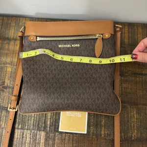 Michael Kors Connie Large North South Signature Crossbody Bag signature logo thumbnail 7
