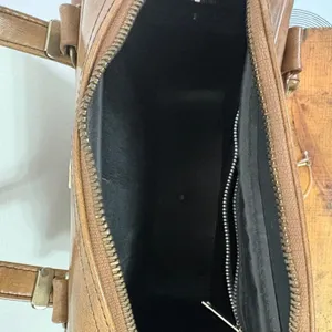 American Vintage Vintage 70s Brown Pilot Airline Bag with Keys thumbnail 5