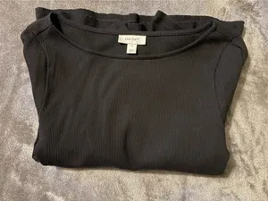 Ribbed Wide Neck long sleeve thumbnail 2
