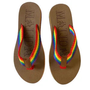 Malida Rainbow Colors Sandals‎ Size 8.5 thumbnail 2