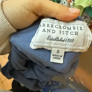 Abercrombie & Fitch Vintage 2000s Y2K Blue Eyelet Cami thumbnail 3