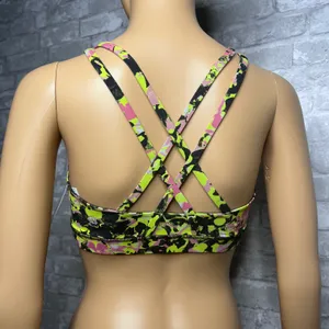 Lululemon Energy Bra Luxtreme NWT Size 2 Inflect Floral Highlight Yellow Multi thumbnail 12