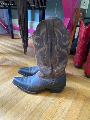 Cowgirl Boots Brown Size 6.5 thumbnail 2