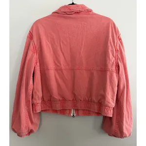 Free People FP One Birdie Washed Jacket Rose Women's Size Small‎ thumbnail 2