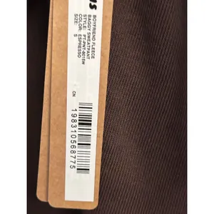 SKIMS Espresso Boyfriend Fleece Baggy Wide Leg Sweatpants Size Small NWT thumbnail 5
