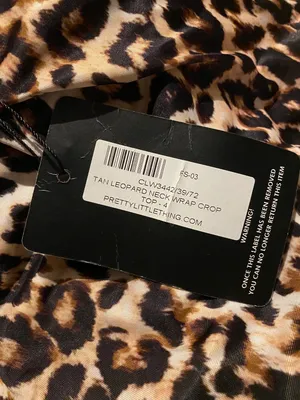 Pretty Little Thing Leopard Top thumbnail 4