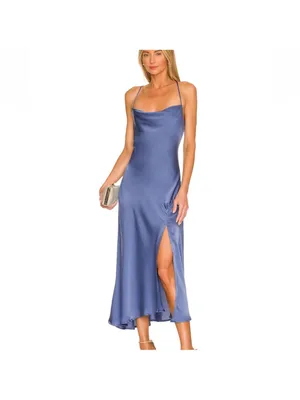 ASTR the label Gaia Slip Dress in blue size M thumbnail 6