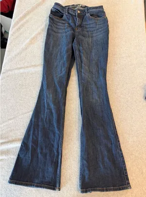 Idyllwind Miranda Lambert Womens 4W x 34L Dark Wash Flare Leg Western Jeans thumbnail 1