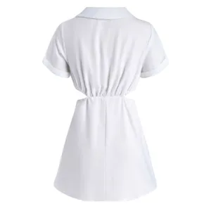Nordstrom NWT Cider White Cut Out Mini Dress Med thumbnail 4