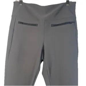 Athleta Stellar Crop Pants Charcoal Size‎ M Style 21023 Zip Ankle Athleisure thumbnail 3